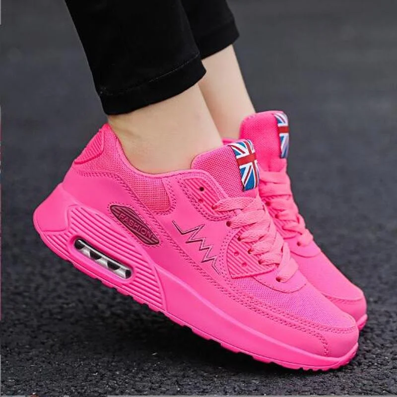 New Air Fashion Platform Sneakers Women's Lace Up Wedge Casual Sport for Women Comfort Travel Shoes Mujer 2024 39ce Comt