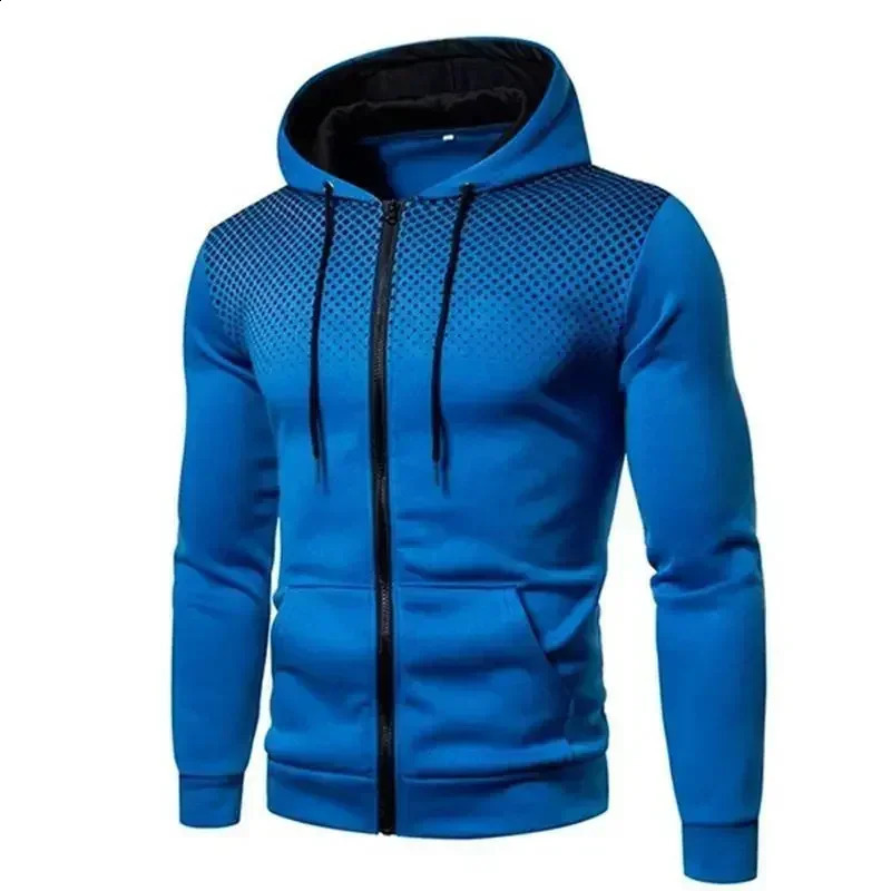 Mens Hoodie Zipper Hoodie Sportswear Graphic Zipper Pocket Polka Can Printing Sports Outdoor Casual Daily Hoodie Ultra Thin Sportswear 240829