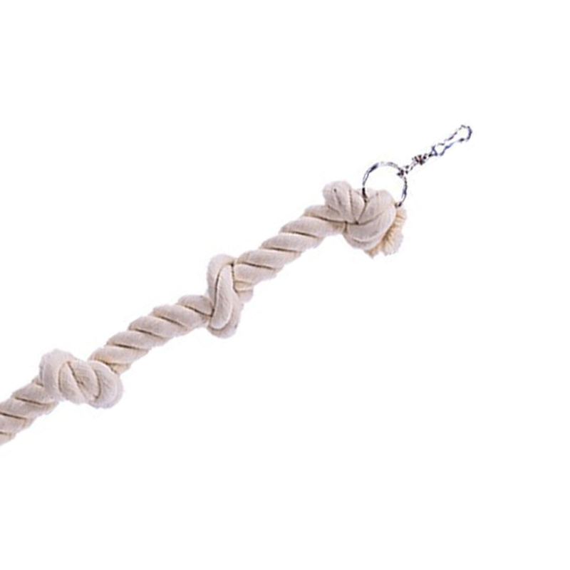 new Bird Chew Hanging Parrot Climbing Toy Cotton Rope with Knots Swing Toy Cage Accessories for Small and Bird