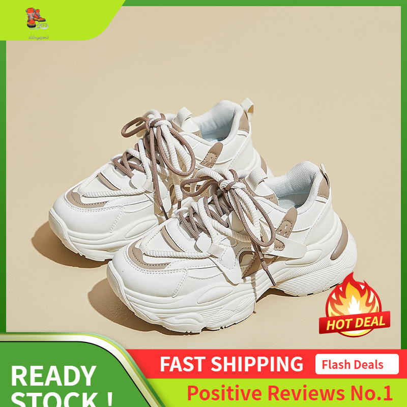 Ddmysports Ins Korean Version New Dad For Women Autumn Student Running Sports Thick Soled Height Increasing Casual Shoes Street Shot G OUTDOOR