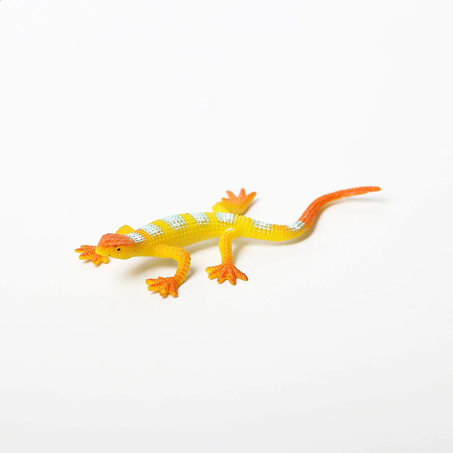 12pcs Mini Simulation Colorful Lizards Action Figure for Reptile Party Supplies plastic forest wild animal model Toys 240830