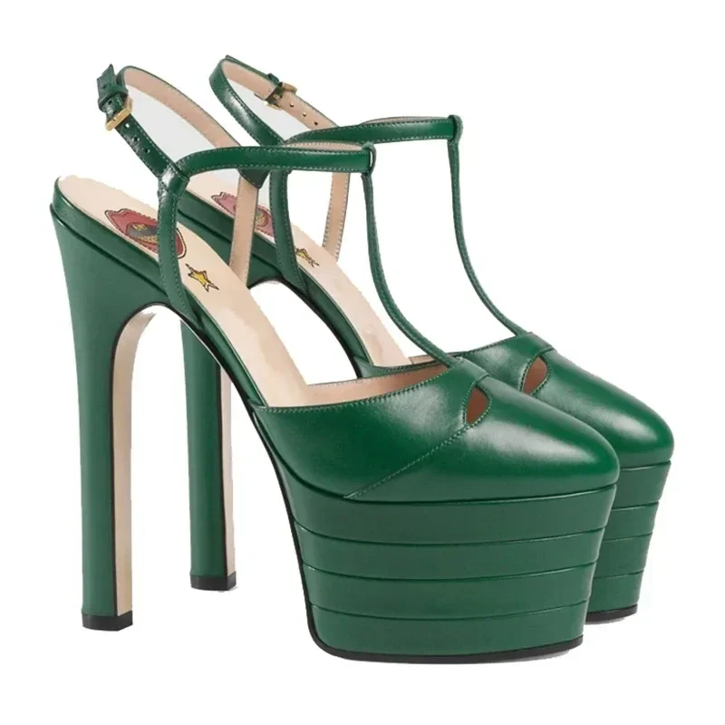 dh5367242 Sexy Brand Rivet 16cm Heel Sandals Platform Party Wedding Ball T-stage Women High Quality Large 43summer Female Shoes 29a1 84b5