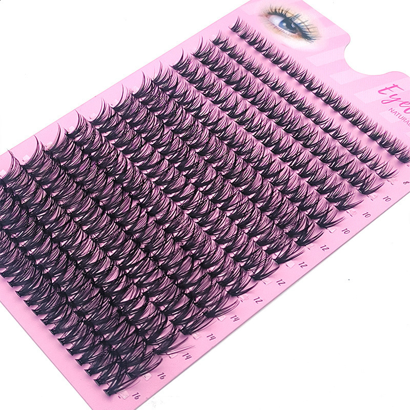 Cluster Eyelash Extension 160266 Bundles 50D60D80D Natural Style Individual Eyelashes Handmade Eyelash Bundles 3D mink Lashes 240620