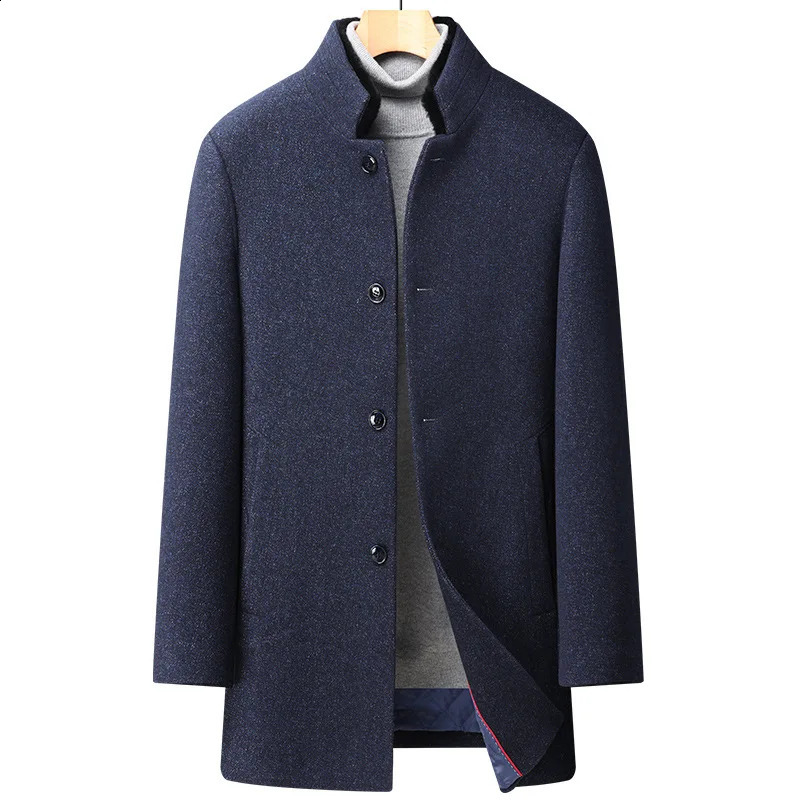 Arrival Winter Jacket Fashion Wool Coat Mens Casual Wool Windcoat Mens Dress Jacket Mens Full Size S-3XL 240829