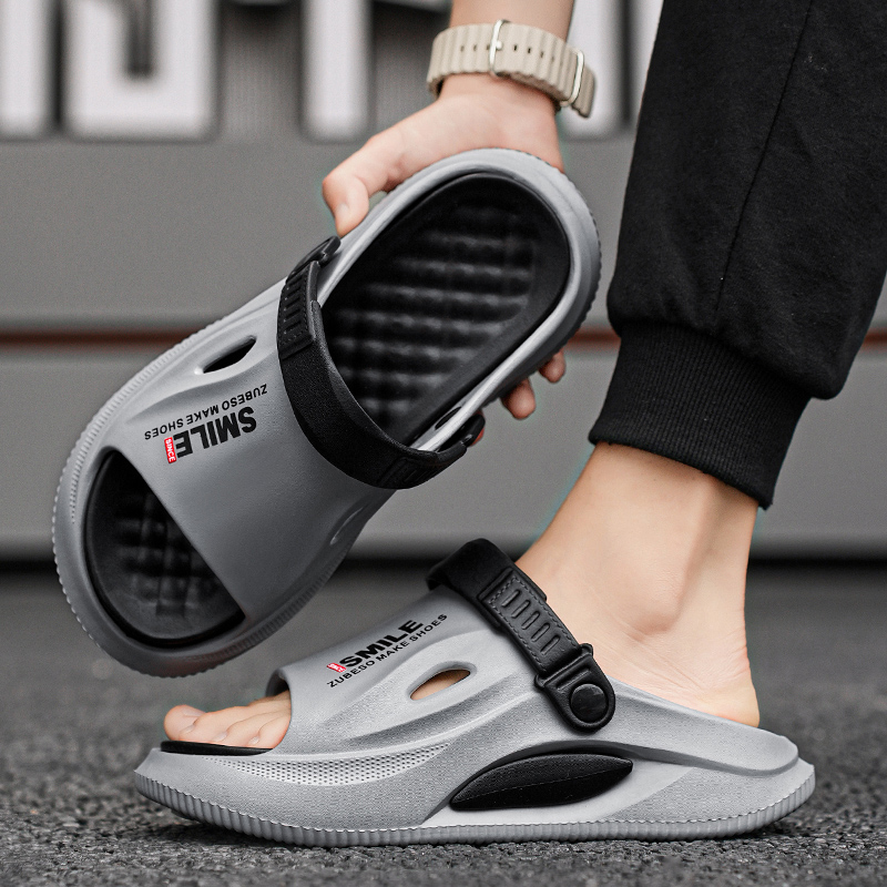 Men's Slippers Outdoor Sandals Beach Comfortable Slides Thick Soft Clogs Water Shoes Men Casual Shoes Men Women Home Slippers