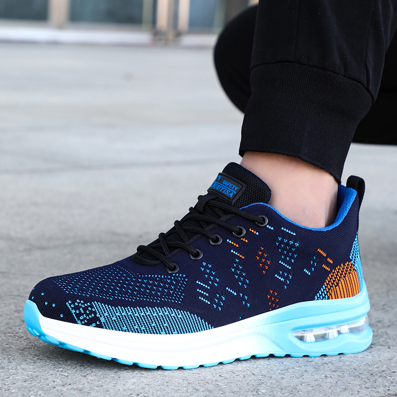 Cushion Air Men Women Sneakers Steel Toe 2024 New & Safety Boots Indestructible Work Shoes Footwear bc2b