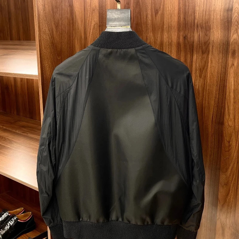 Fashion D Mens Casual Coats Streetwear Man Trench Coat Y2k Jackets Comfortable Clothing 240827