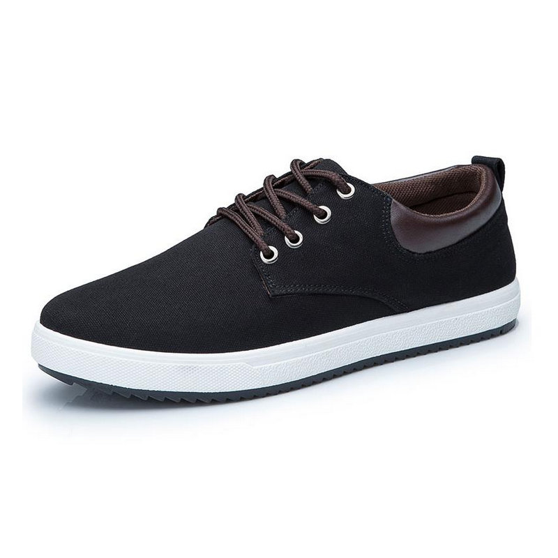 arrival New of spring New summer comfortable casual canvas shoes men men's lace up the fashion brand Flats shoe f07e 's