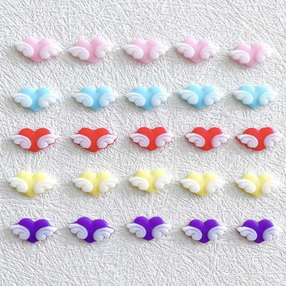 Nail Decoration Accessories Angel Wings 3D DIY Nail Art Diamond Nail Jewelry Heart Nail Decoration Nail Rhinestone W240829