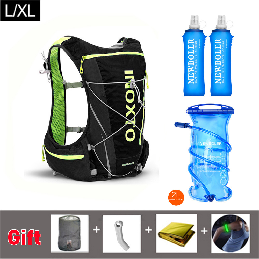 8L Running Hydration Vest Backpack Men Women Outdoor Sport Bags Trail Marathon Jogging Hiking option Water Bag Flask 240601