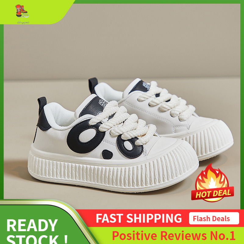 Ddmysports Spring New Korean Edition Little White Women S Instagram Trend Student Sports And Leisure Street Shoot Thick Sole Elevated Board Shoes M OU