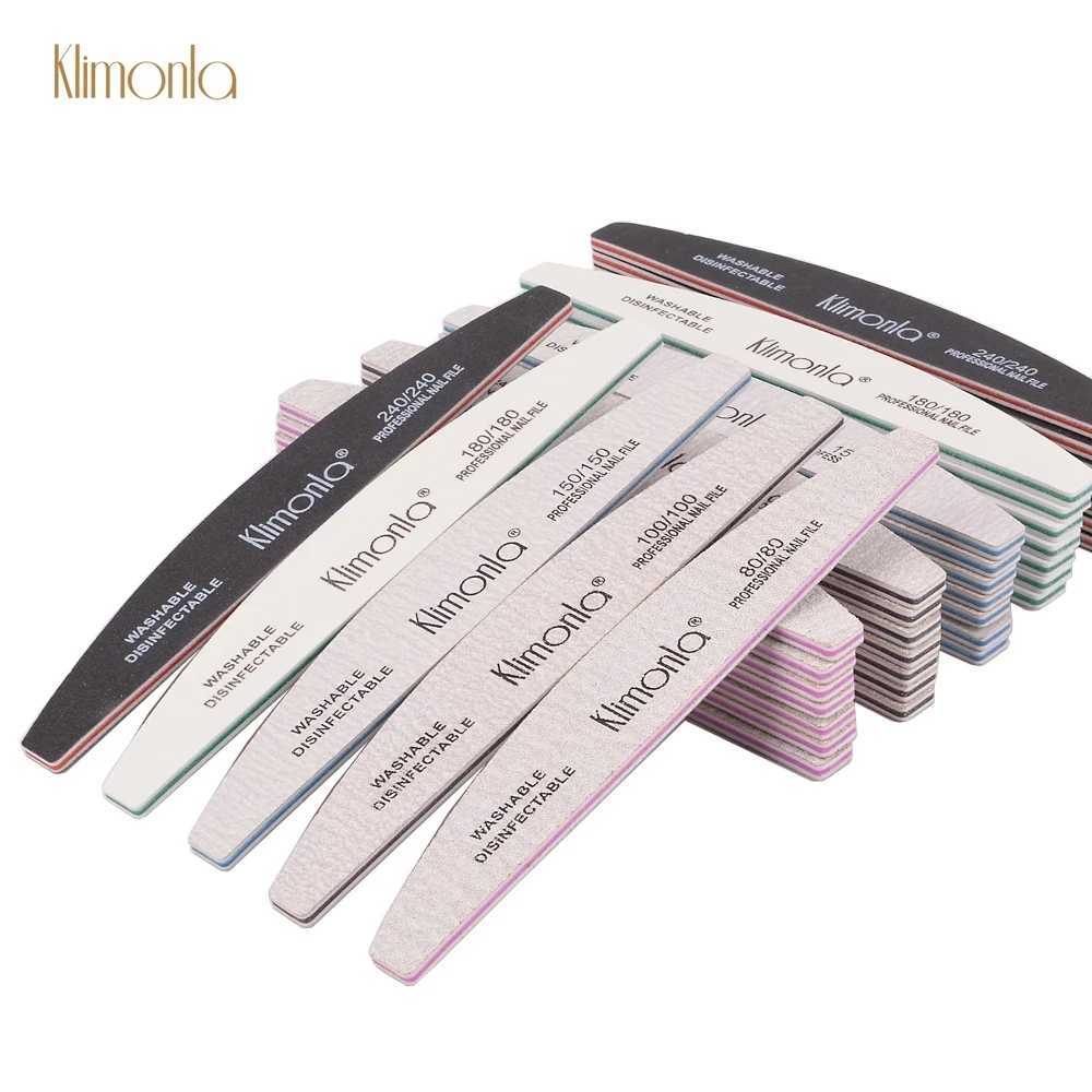 3 pieces/batch of professional ergonomics suit 80/100/150/180/240 grain gel polishing nail file grinding buffer nail trimming tool W240829