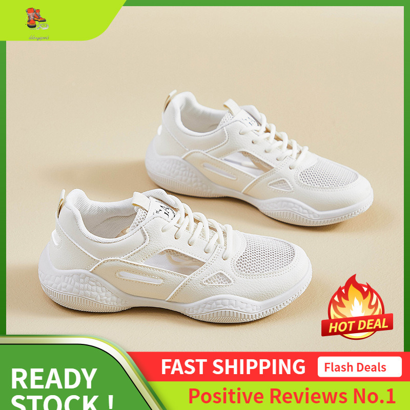 Ddmysports Summer New Dehun White Ins Korean Edition Female Breathable Student Board Shoes Sports And Leisure Eight Increase Y OUTDOOR