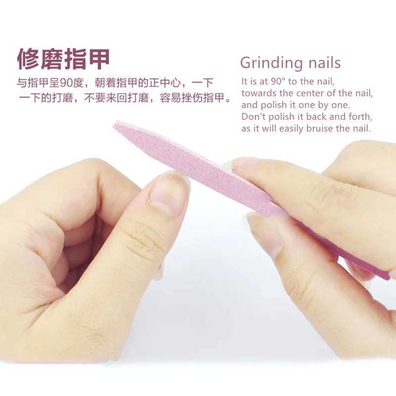 4 nail files cuticle removal nail stone trimmer buffer solution dead skin rubber nails push handle polishing foot care tools W240829