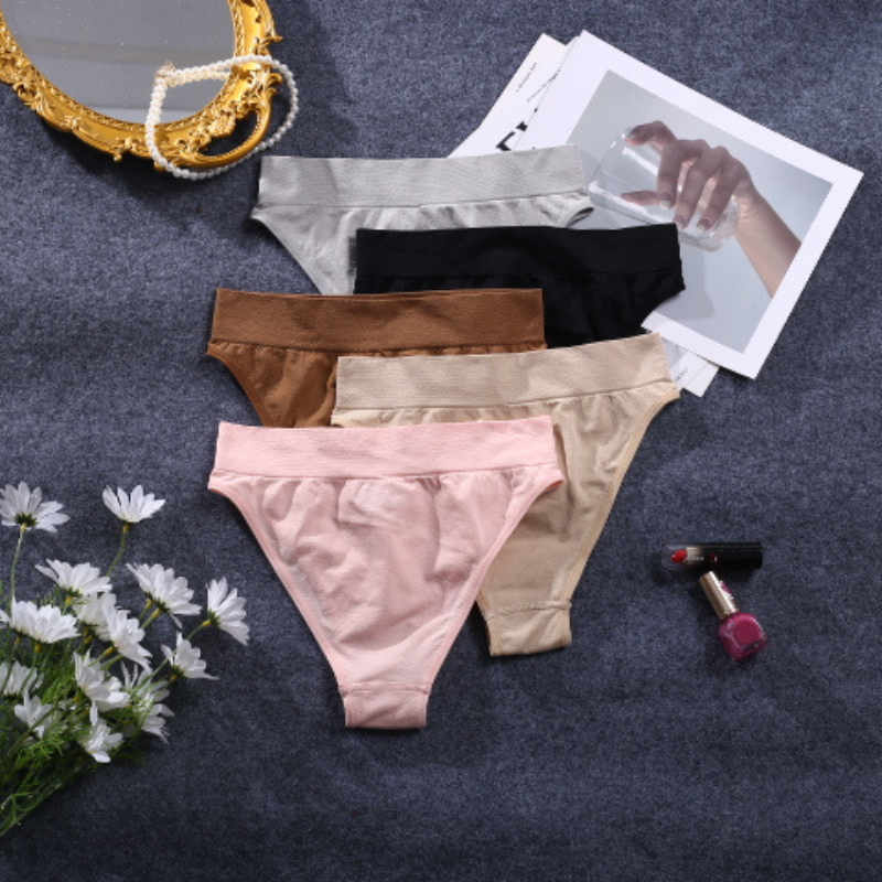 Five piece multi-color outfit - Women's solid color triangle pants-XY4120