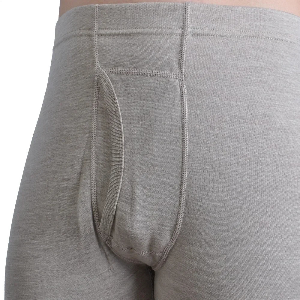 Men Pure 100% Merino Wool Winter Long Sleeves Thermal Warm Thick Sweater Underwear Thicker Tops bottom Set 240830