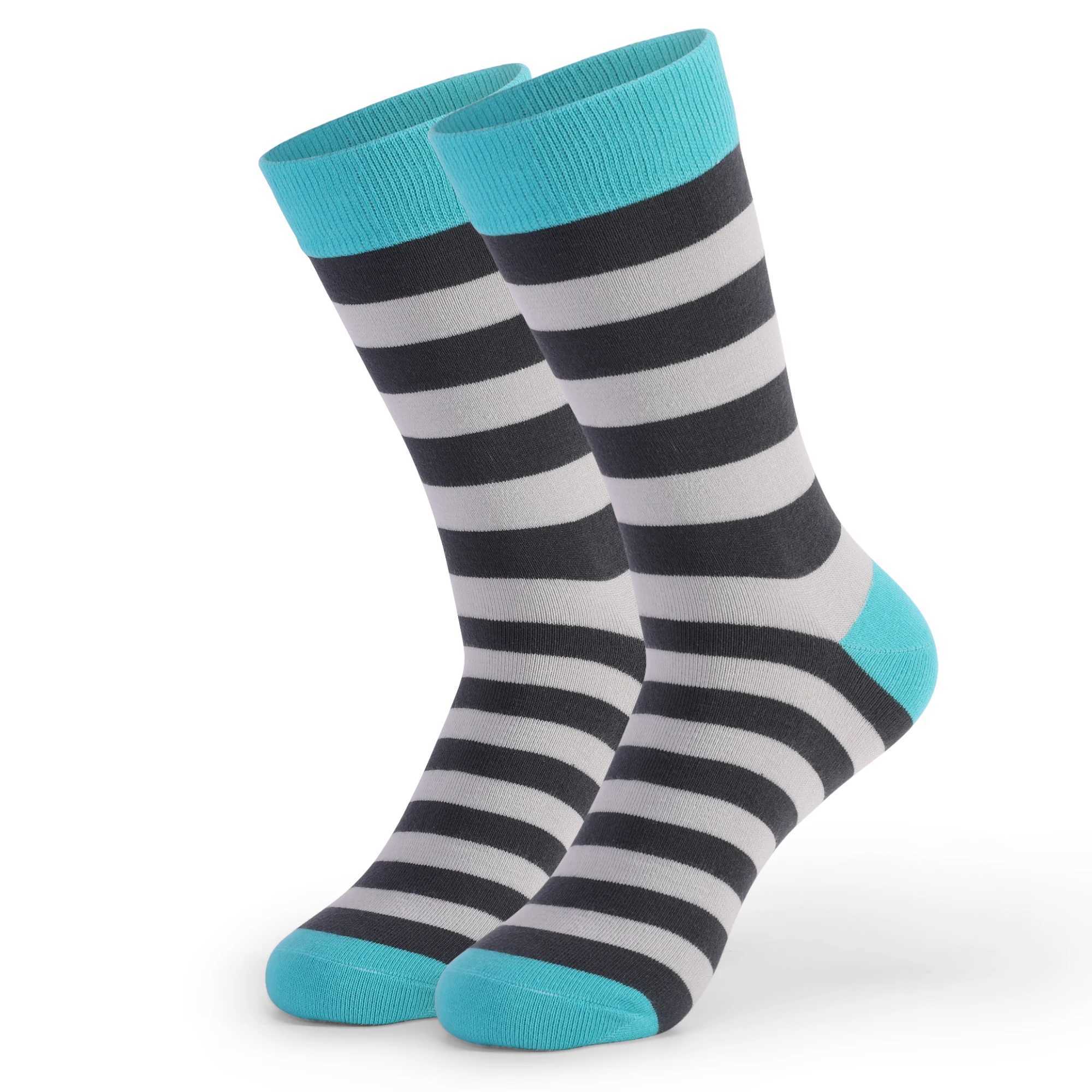 Men's Socks 5Pairs Mens Fun Dress Socks Pattern Funny Socks Pack Colorful Striped Combed Cotton Novelty SocksBreathable Plus Size Socks Y240830IO
