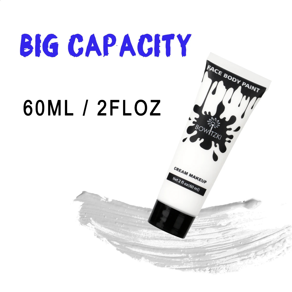 Bowitzki and body painting 2oz cream makeup 60ml water-based painting special effects for adults and children Halloween 240829