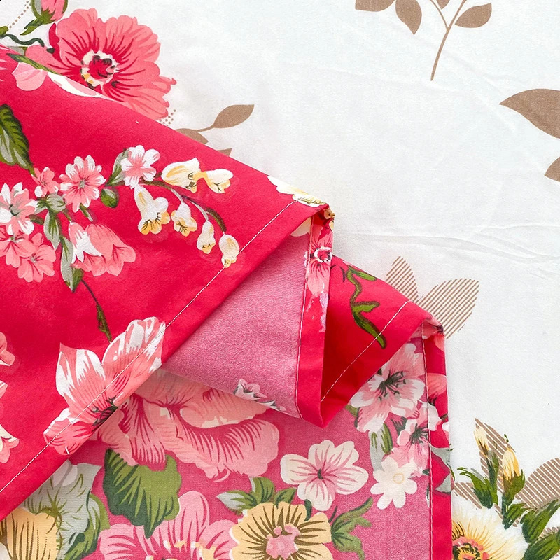 Sheet Bedding Full set of floral printed plain bedding Sabanas bedding single/large/large bedding 240830