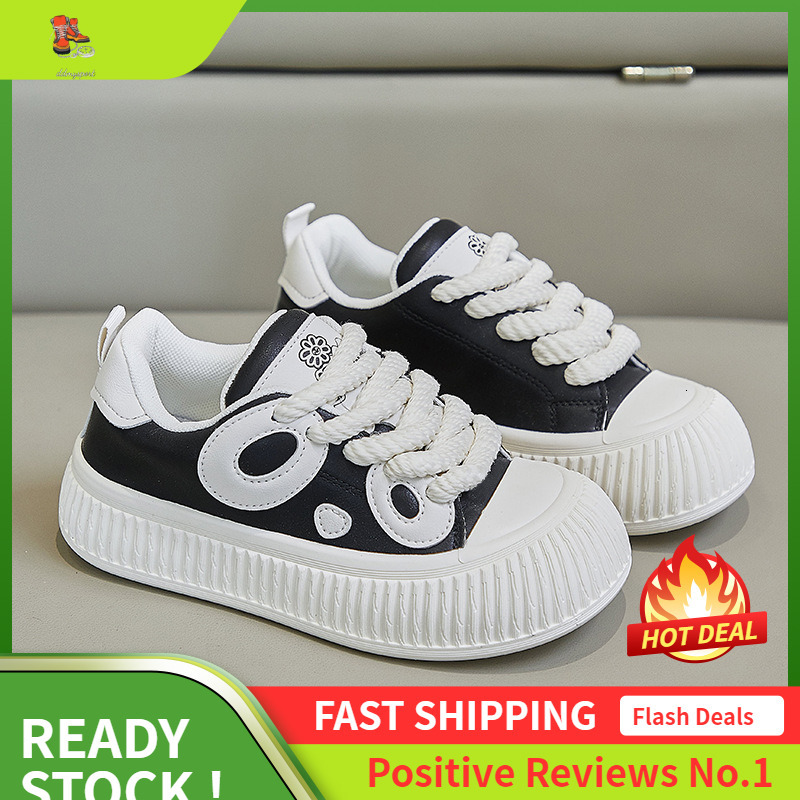Ddmysports Spring New Korean Edition Little White Women S Instagram Trend Student Sports And Leisure Street Shoot Thick Sole Elevated Board Shoes M OU