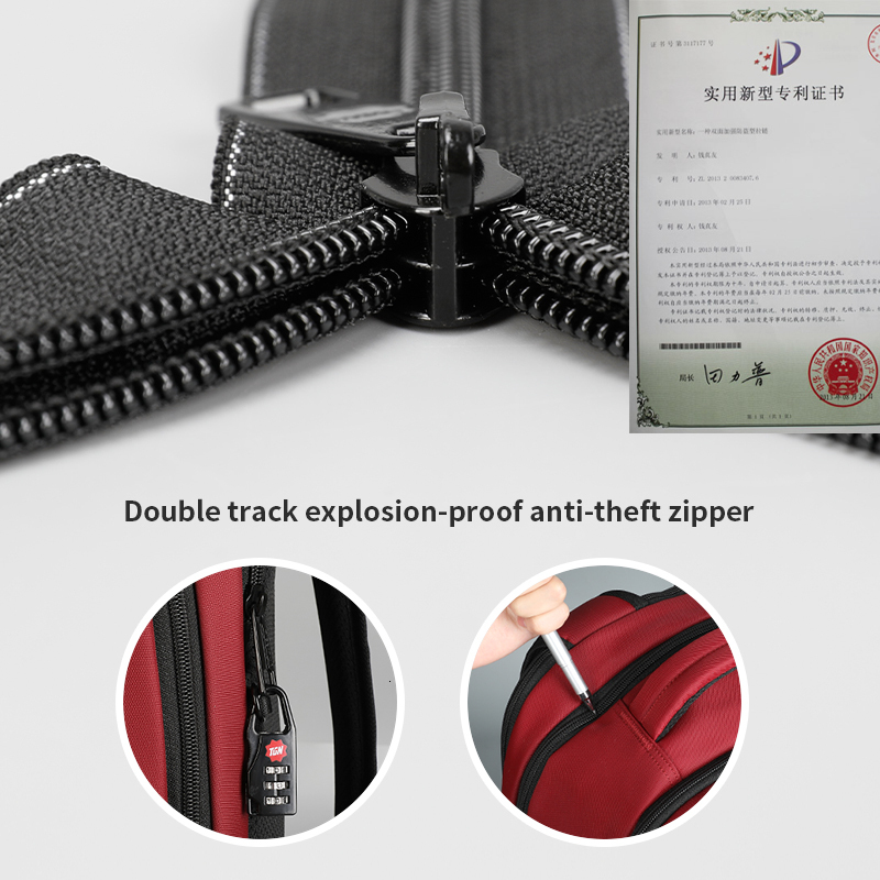 Tigernu Laptop15-17 inch Backpack For Computer Women men Notebook Backpack Famale Waterproof Nylon School Bag adjustable laptop compartment inside the