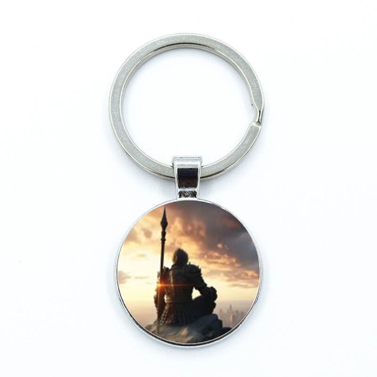 Stylish Black Myth Sun Wukong Alloy Pendant - Unique Game Collectible Keychain for Cars and Bags