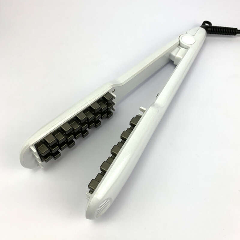 Professional Grade Electric Beard Perm Tool Dual Temperature Control and Non-Stick Coating Soft Touch Fluffy Corn Row Design