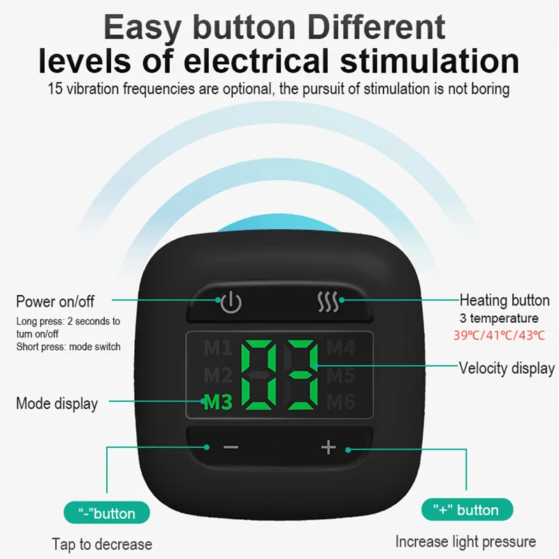 ABS Stimulator Workout Equipment, Ab Machine USB Rechargeable Gear for Abdomen/Arm/Leg, Strength Training Equipment for Men and Women