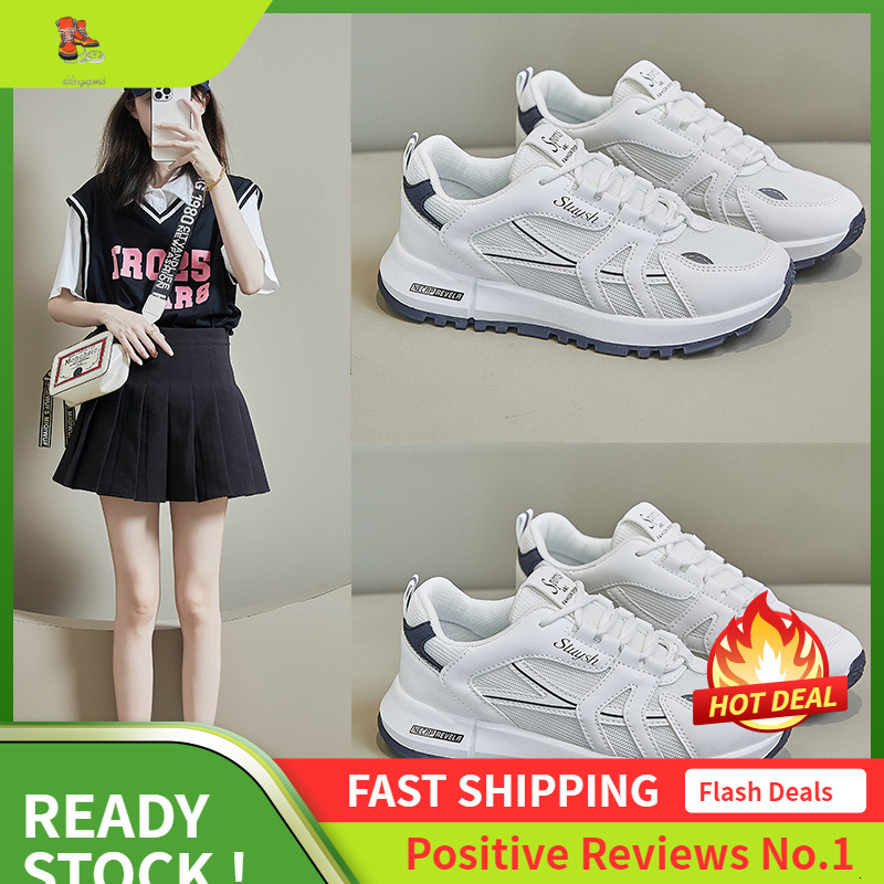 Ddmysports Ins Korean Version Forrest Gump For Women Spring Breathable New Student Running Sports Casual White Shoes A OUTDOOR