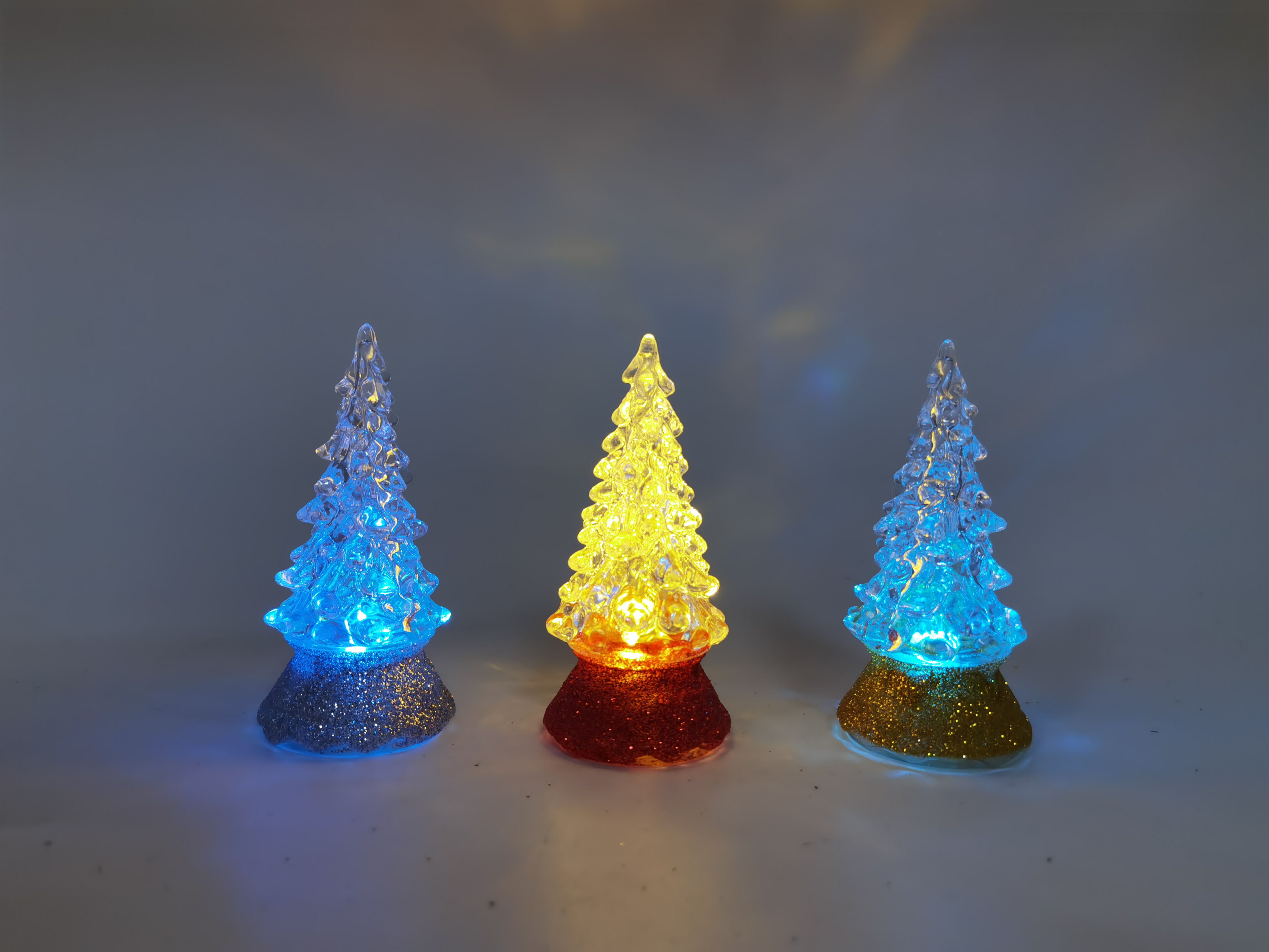 festival one layer holiday gift LED lights Christmas tree shape nightlight decoration