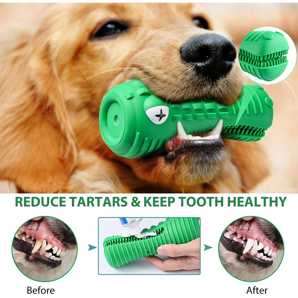 Dog Toys Chew Squeaky Toothbrush Pet Toy Durable for Aggressive Pet Manufacturer Teeth Cleaning Dental Care Toy For Large Dogs
