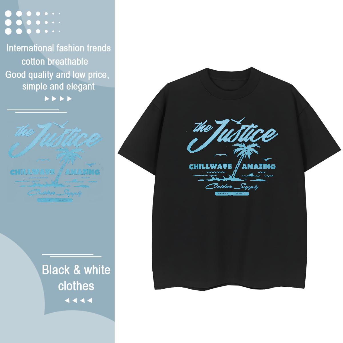 Popular Women Tees 100% Cotton 230g tree Casual Beach Woman T Shirts Breathable Crew Neck DIY Logo Clothes