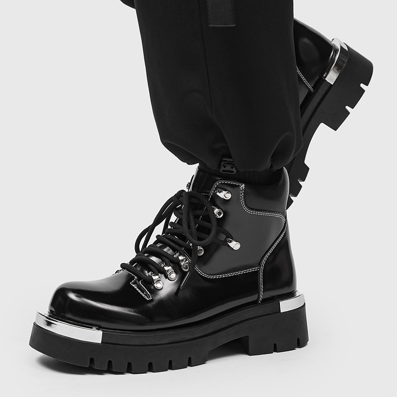 Men's New Fashion women metal Winter Comfortable Ankle Boot Men Snow Boots Casual Mens Shoes Non-Slip Male Footwear 36-44 2eea s s