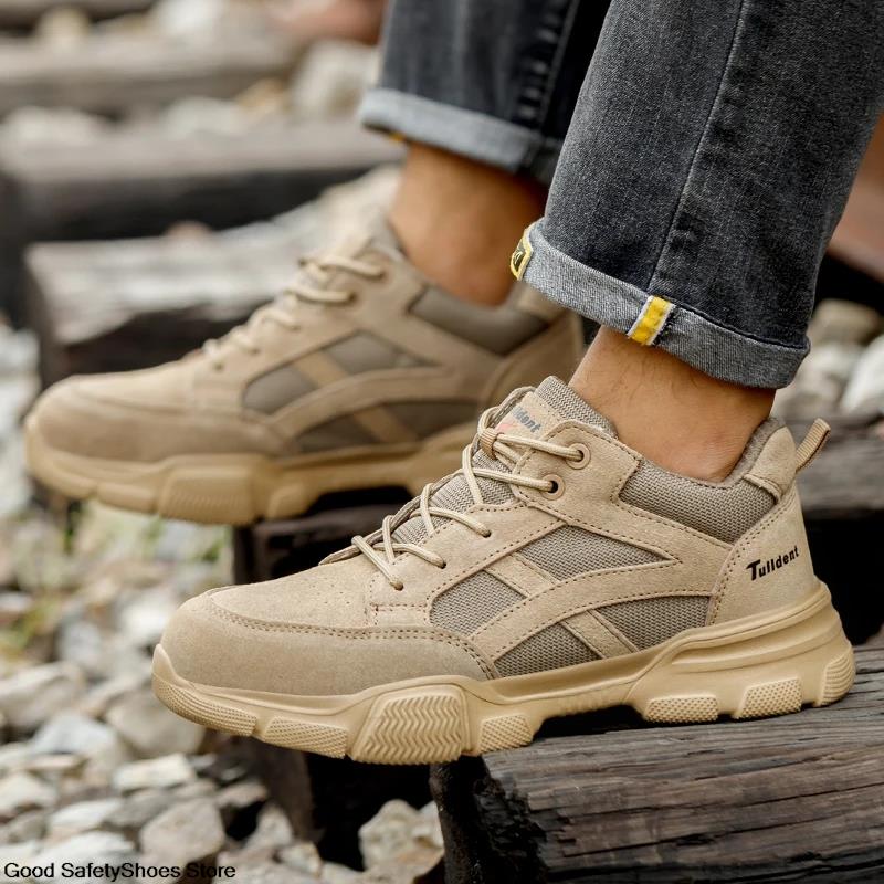 For Safety Sneakers Anti-smash Men Work Women Lightweight Puncture-Proof 10KV Insulation Shoes Dropshipping 03c5