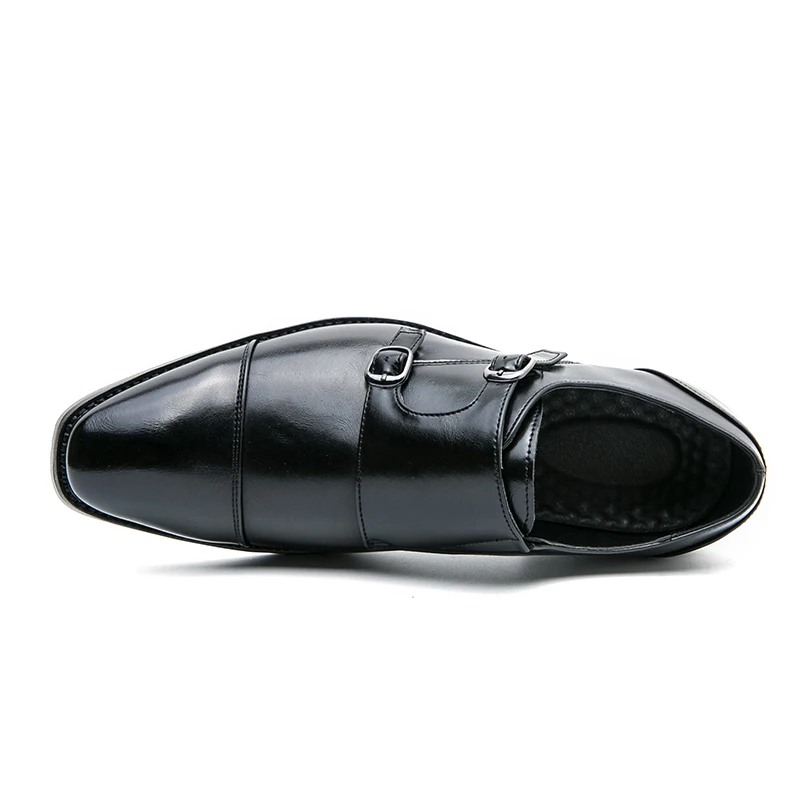 Fashion Designer Formal Slip On Men Dress New Classic Leather Oxfords For Wedding Party Business Flat Shoes Men's Loafers