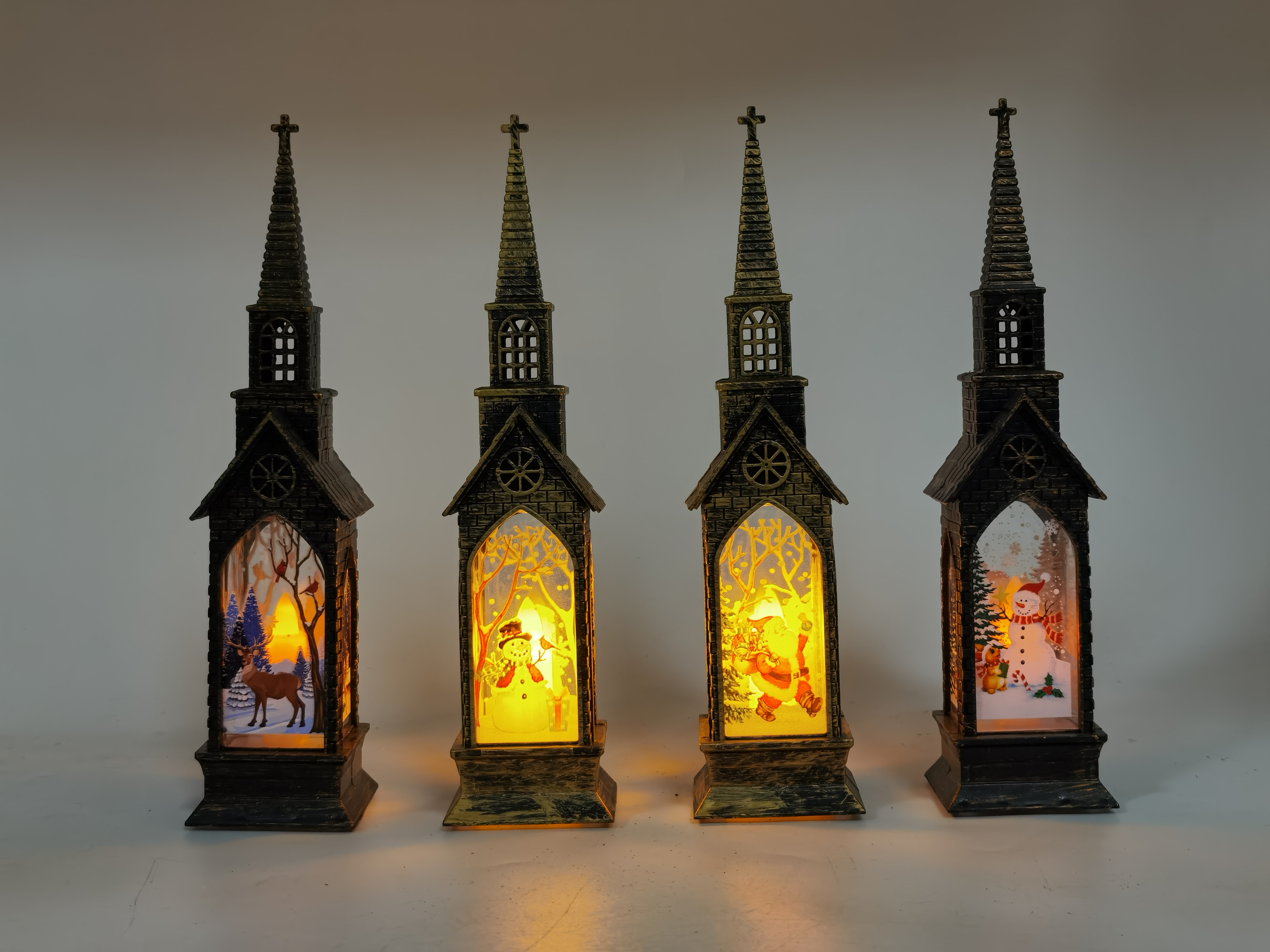 Christmas gift Chapel series LED lights to give children gifts