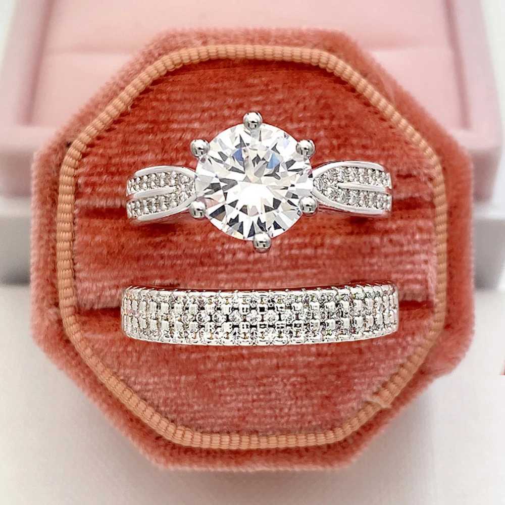 14 styles of 925 sterling silver designer ring set round cut wedding ring womens fashion engagement ring personalized jewelry W240829