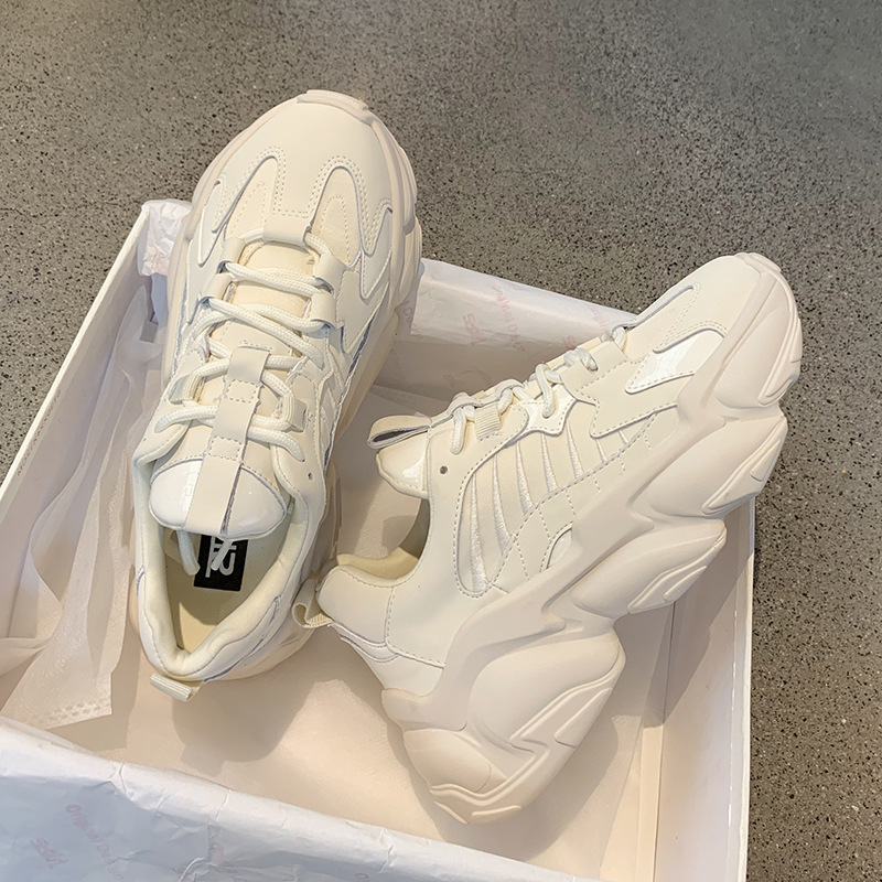 Woman Vulcanize Shoes 2022 Women Platform Shoes Comfortable Flats Women Trainers Fashion Female Sneakers White Platform Sneakers