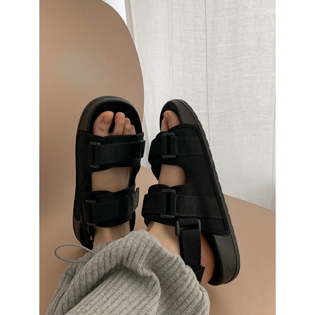 Summer Shoes Woman Flat Platform Sandals Women Soft Casual Open Toe Wedges Women Shoes Beach Sandal Denim Comfortable Sandalias