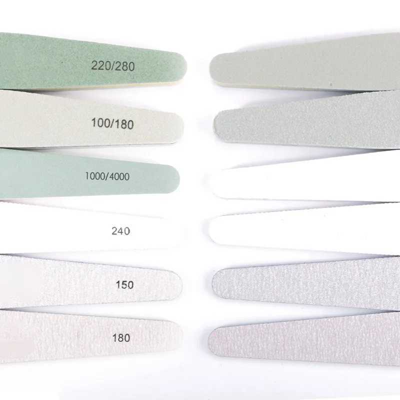 5/6 nail files 100180 nail sanding buffer professional double-sided sanding buffer nail files foot therapy nail brush tool set W240829