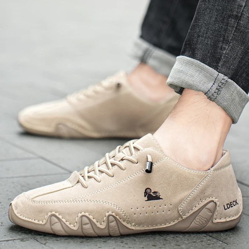 Men's Boots Leather Winter Casual Sports Shoes New Fashionable Handmade High-quality Loafers 2024 Outdoor Luxury Men's Shoes