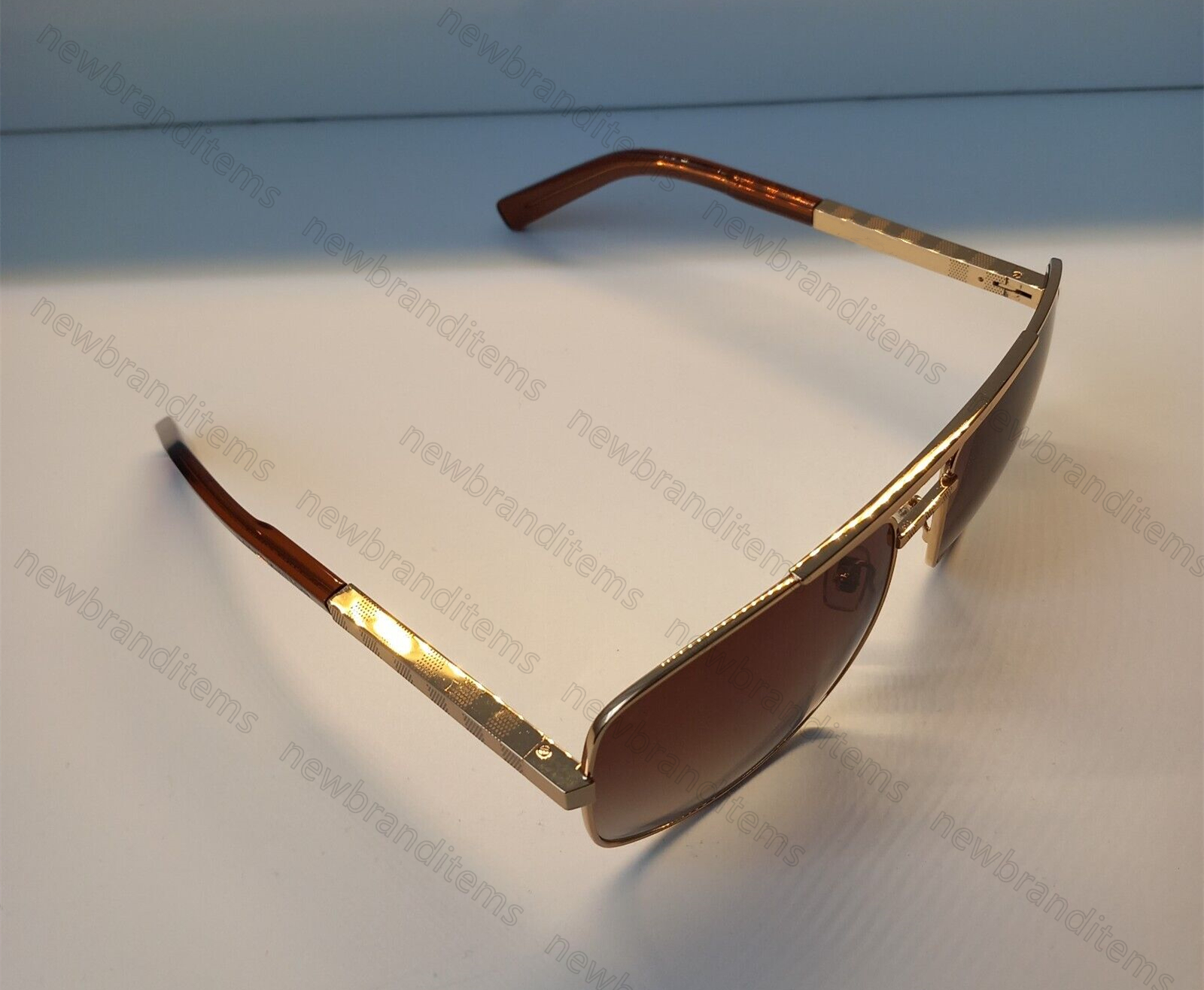 classic attitude square frame sunglasses Mirror Luxury Fashion Men High Quality Sunglasses goggles UV Resistant Man Glasses Z260306