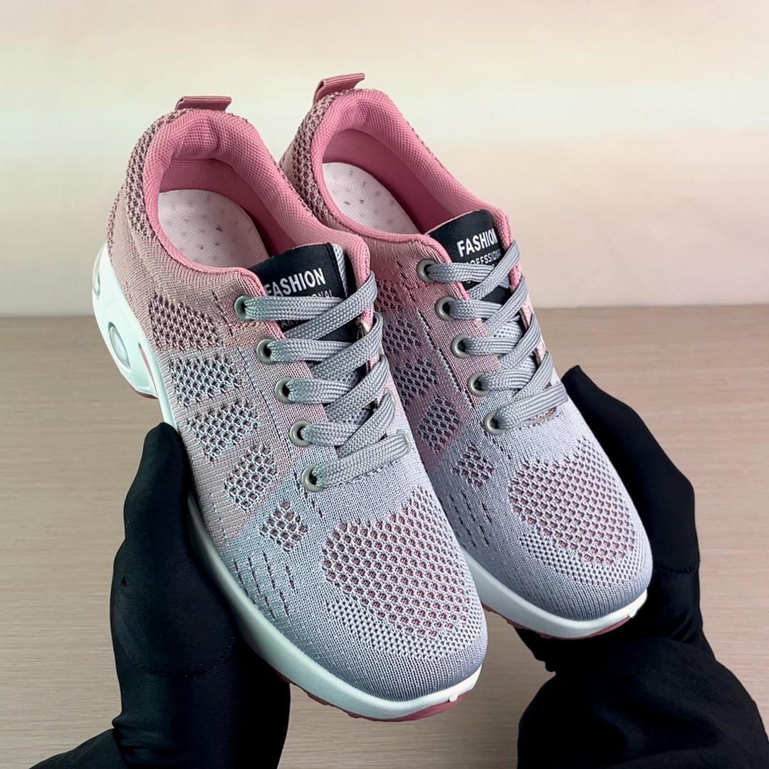 Shoes women 2024 new casual shoes lightweight mother shoes lace-up air cushion sports shoes women shoes