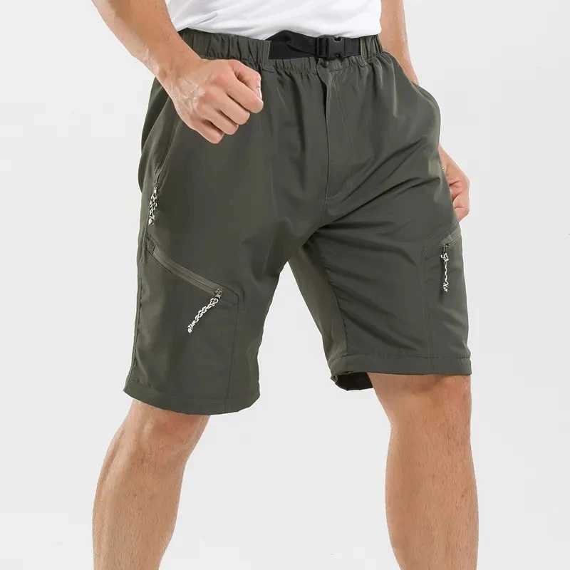 Mens quick drying pants outdoor tactical waterproof detachable pants hiking sports breathable hiking shorts W240829