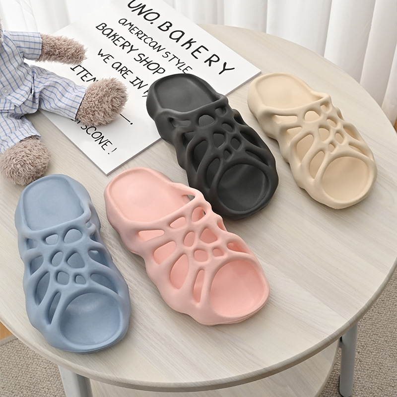 Platform Cut-out Slippers Women Men Fashion Beach Slides Soft EVA Lovers Indoor Batrhoom Slipper Ladies Home or Shoes SH478 82f