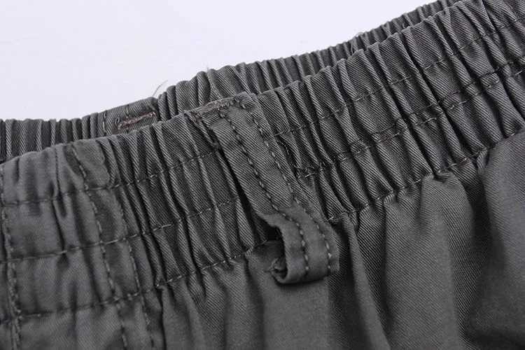 Summer goods cotton thin pants pocket zipper large size 8XL 10XL 9XL 140KG outdoor casual hunting style pants black 48 W240829