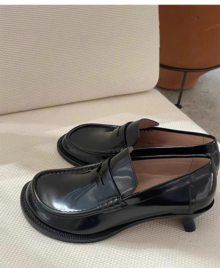 2025 new f9ebd Women Platform Pumps Designer Fashion Shallow Slip On Ladies Elegant Thick High Heel Women's Mary Jane Shoes 's