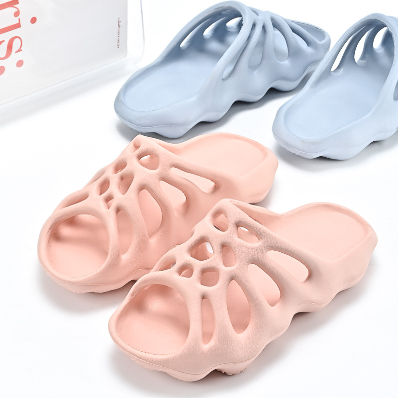 Platform Cut-out Slippers Women Men Fashion Beach Slides Soft EVA Lovers Indoor Batrhoom Slipper Ladies Home or Shoes SH478 82f
