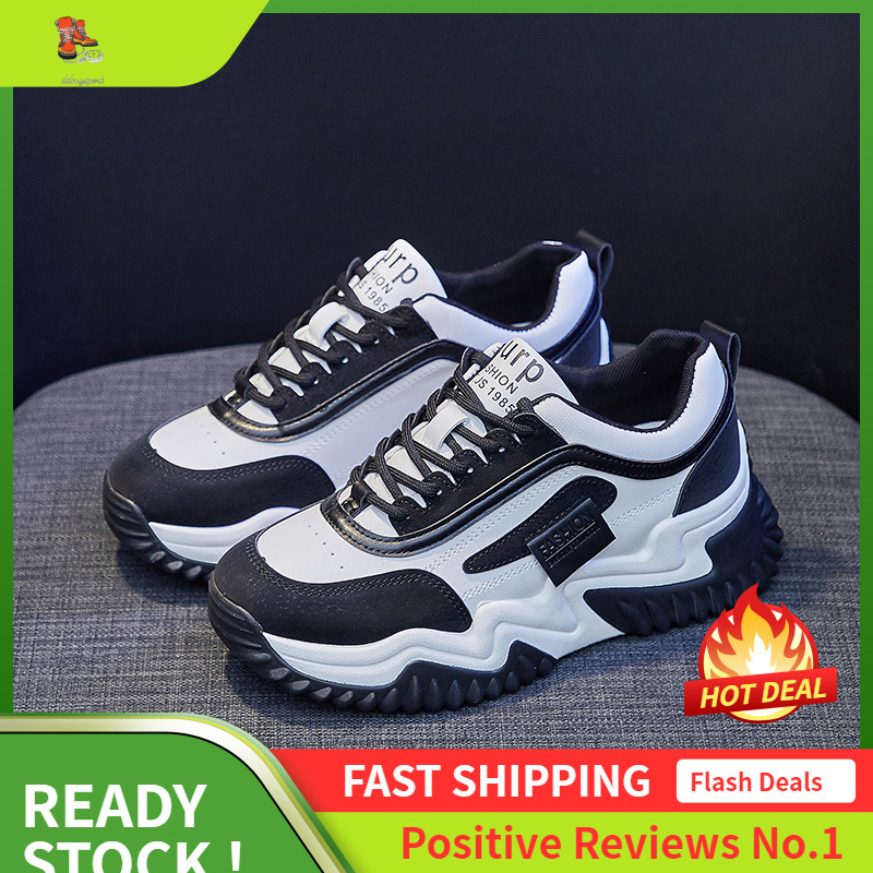 Ddmysports Korean Version Dad Spring New Breathable Sports Instagram Trendy Student Thick Soled Casual Shoes For Women Y OUTDOOR