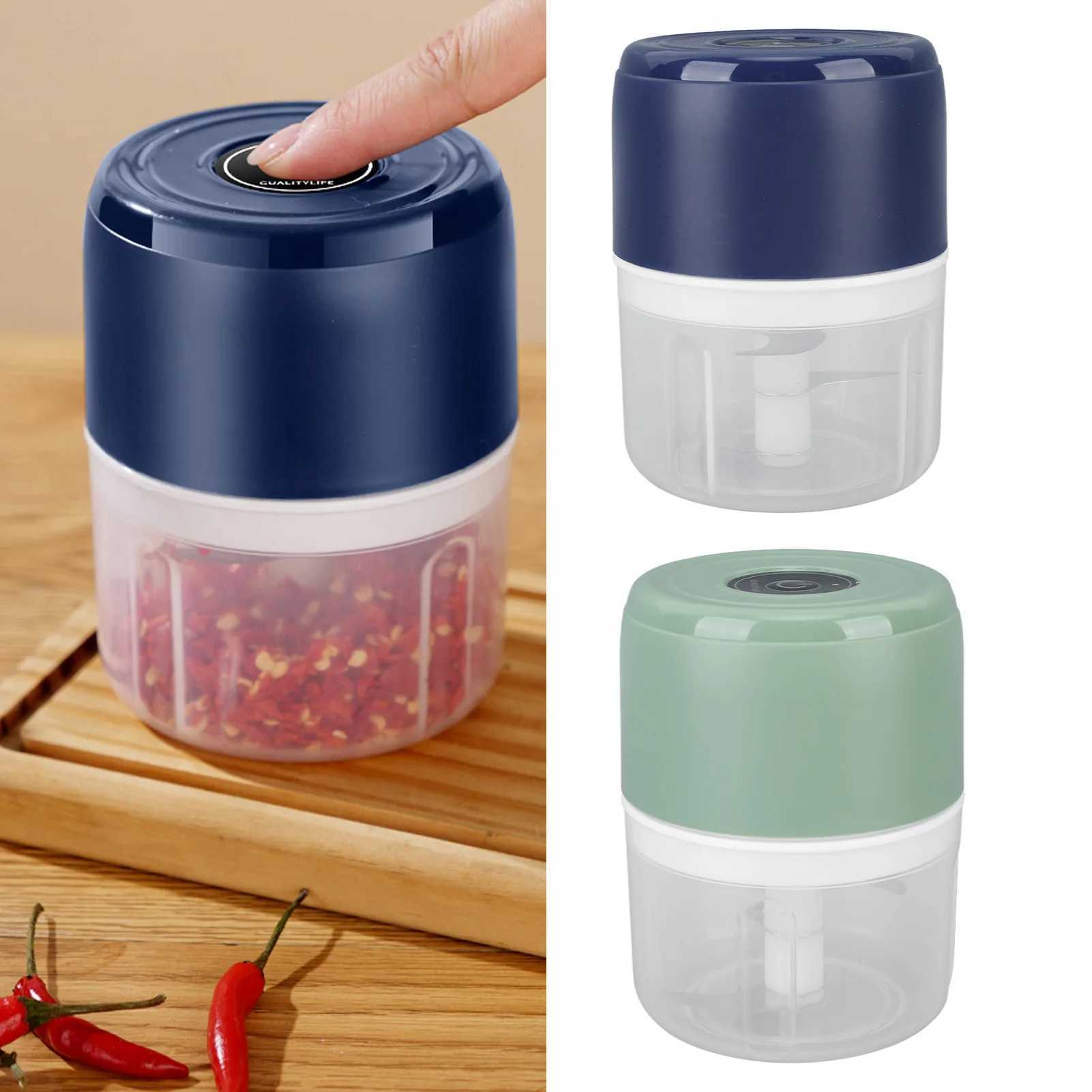 Electric garlic chopper mini cordless waterproof portable food chopper for onion ginger 100ml/250ml USB charging 5V M240830